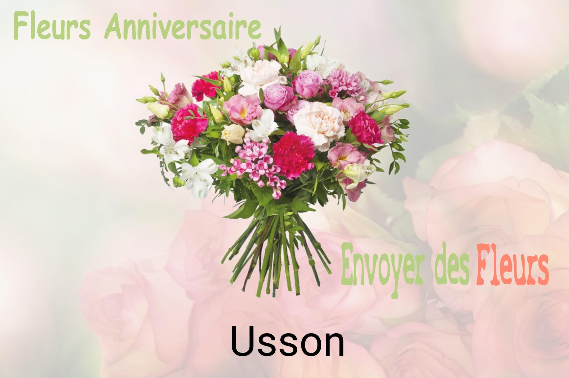 Bouquet de fleurs d’anniversaire livré à Usson